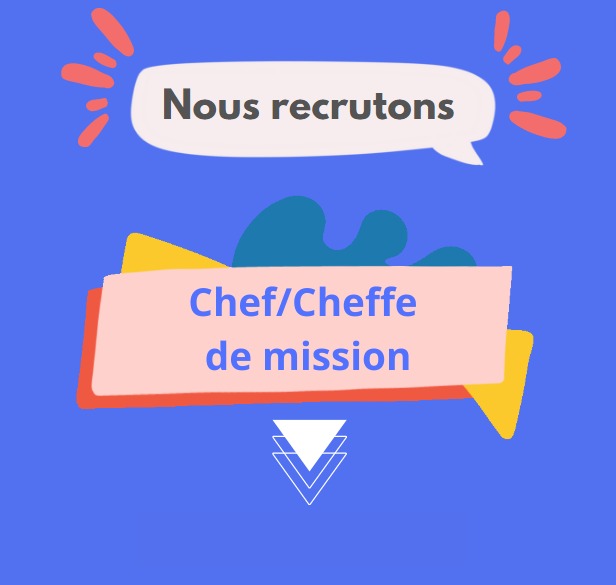 Offre d'emploi - Chef de mission (f/h)