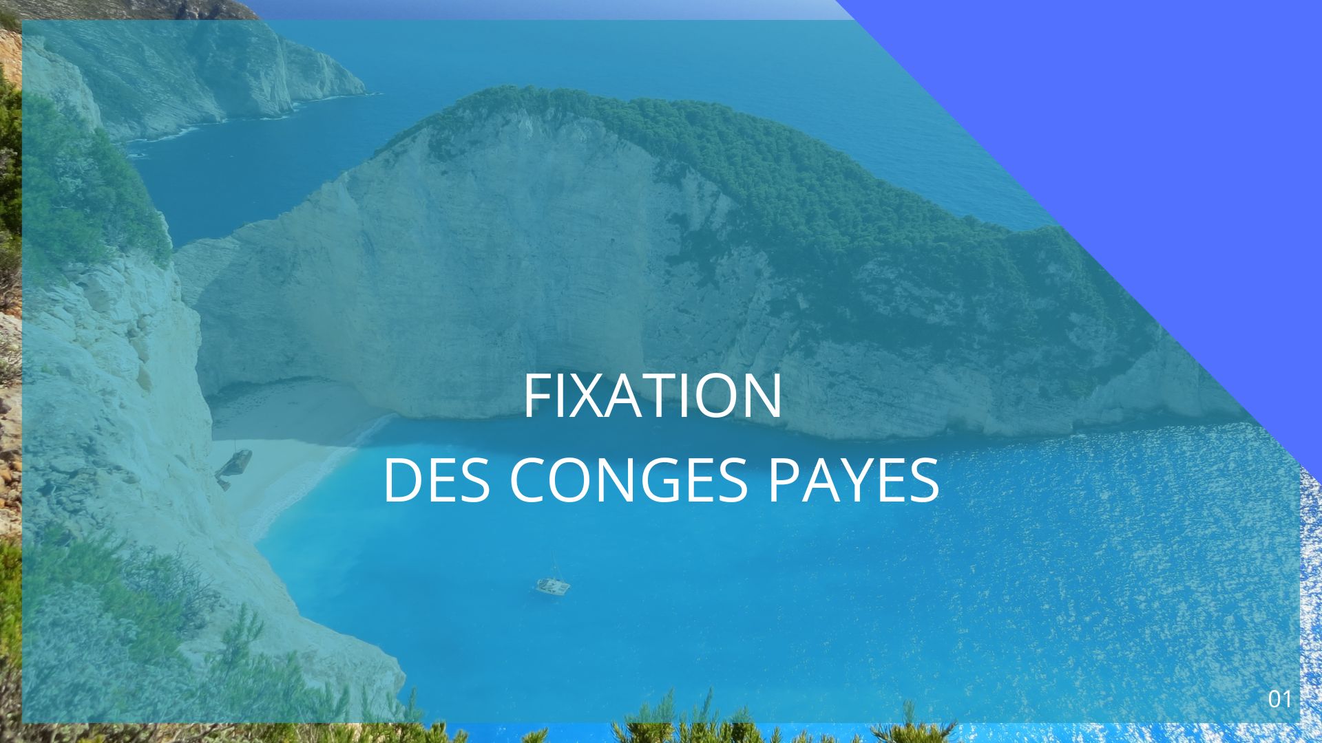 Organisez la prise des congés payés